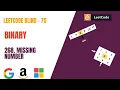 Leetcode-268 Missing Number Blind-75