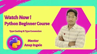 Python Type Casting Type Conversion Python Tutorial Hindi English