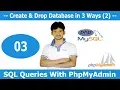 MySQL Database Tutorials in Bangla Part-03 Create Drop Database in 3 Ways 2