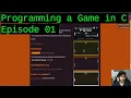Making a game in C from scratch Ep 01 Platform Layer and Software Rendering Programming
