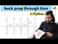 Coding backprop through time in Python Mathematics for Machine Learning Study Session