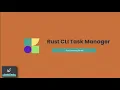 CLI Task Manager in Rust