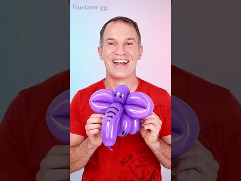 🐘 Cómo hacer un Elefante con un Globo 🐘 Globoflexia Fácil 🎈 figuras con globos🎈 Gustavo gg