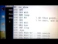 BBC Micro Assembly program displaying 3X Table