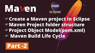 Part 2 Apache Maven Tutorial maven Project Folder Structure Maven Build Life Cycle pom xml