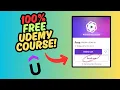 How to Get Paid Udemy Courses for FREE with Certificates Quick Guide