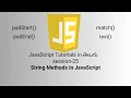 JavaScript in Telugu StringMethods S-25 Methods in JavaScript Stack Telugu Tutorial 2025