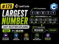 LeetCode Largest Number Easy Solution Explained C