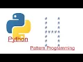 Printing H Hash shape in Python - Pattern of Python Programming