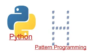 Printing H Hash shape in Python - Pattern of Python Programming