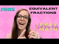 EQUIVALENT FRACTIONS with Pictorial Models 4th Grade Math