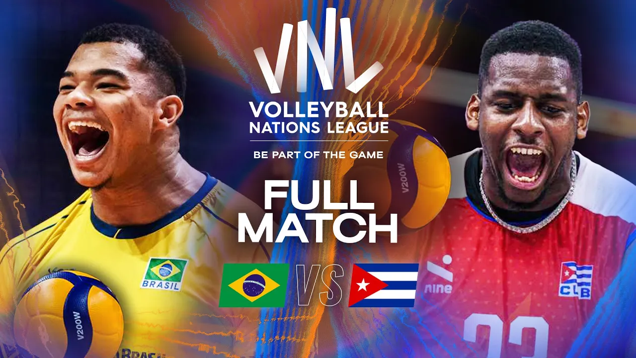 Brazil 🇧🇷 vs. Cuba 🇨🇺 | VNL 2025 - Full Match | Week 1
