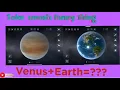 Solar smash Venus Earth