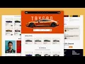 Create a Responsive Car Rental Website With HTML CSS And JavaScript