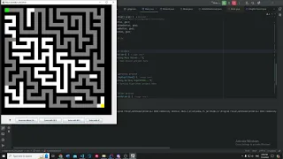 Maze Solver Visualizer in Java DFS BFS A