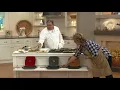 Emeril 10 Cast Iron Pre-Seasoned Griddle with Grill Press on QVC