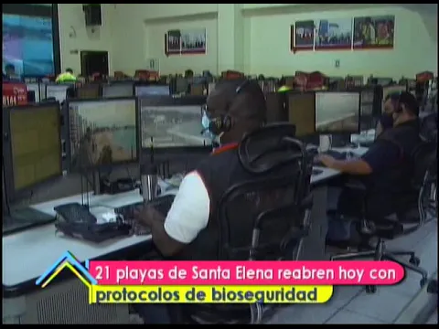 21 playas de Santa Elena reabren hoy con protocolos de bioseguridad
