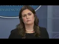 Sanders addresses CBS News report on possible departure from White House