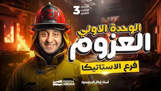 أقوى شرح العزوم الدرس الأول فى الوحدة الأولى لفرع الأستاتيكا الصف الثالث الثانوي مع حسن ممدوح 