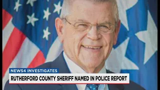 Rutherford County Sheriff named in police report