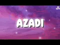 Azadi - Lyrical | Gully Boy | Ranveer Singh | Alia Bhatt | Siddhant Chaturvedi | DIVINE | GA LYRICS 