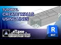 eTLipse Elements Tutorial - Create Walls using Lines in Revit ENG