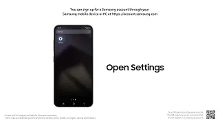 Sign In to Samsung Account