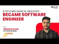 B Tech Mechanical graduate became Software Engineer at Lead School