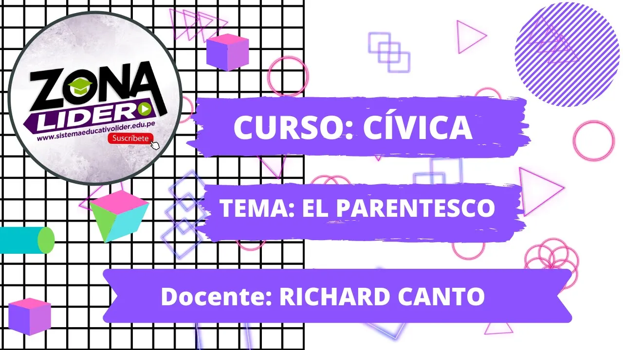 EL PARENTESCO - CÍVICA - NIVEL PRE - SECUNDARIA
