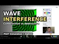 Physics 4C - Wave Interference PhET Sim Demo