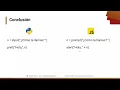 Curso de Programacion Comparacion entre JavaScript y Python