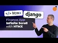 Django HTMX App - Infinite Scroll and Pagination