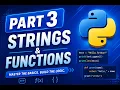 Python CDP Part 3 Strings and Functions