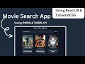 Movie Search Web App Using ReactJS TailwindCSS OMDB TMDB API Integration Code With Pawan