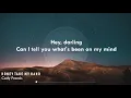 Honey Take My Hand - Cody Francis | Lyrics / Lyric Video