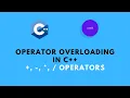 Operator Overloading in C Binary Operators C for Beginners