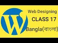 Wordpress class 17 web developer and dijainer