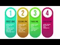 Infographic Animated Lists Motion Graphics Templates - Motion Array