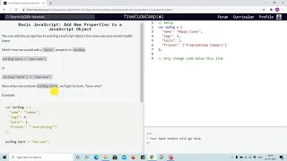 Lesson 86 - Add new properties to javascript object