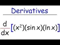 Product Rule With 3 Functions - Derivatives Calculus