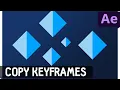 Tutorial 25 After Effects Copy keyframes between Shapes