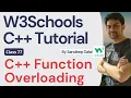 C Tutorial C Function Overloading W3Schools Object Oriented Programming using C Tutorial