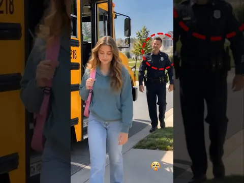 “Police Officer’s Heartwarming Surprise for a  Girl! 🥹❤️#shorts#viral#trending #humanity#respect#usa