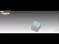 Solid Edge ST6 Simple Steel Cube