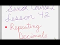 Saxon course 2 Lesson 42