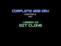 Web Dev 6 - 10 Git clone