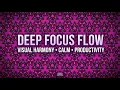 Deep Focus Music for Work Studying Purple Geometric Pulse Visuals for Concentration
