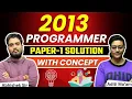 RPSC Programmer 2013 Paper 1 Solution with Concept by Aditi Mam Sarkari Sibling