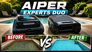 Care￼ free Pool cleaning is here. Aiper experts duo.