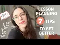 7 tips to get better at lesson planning Teacher advice